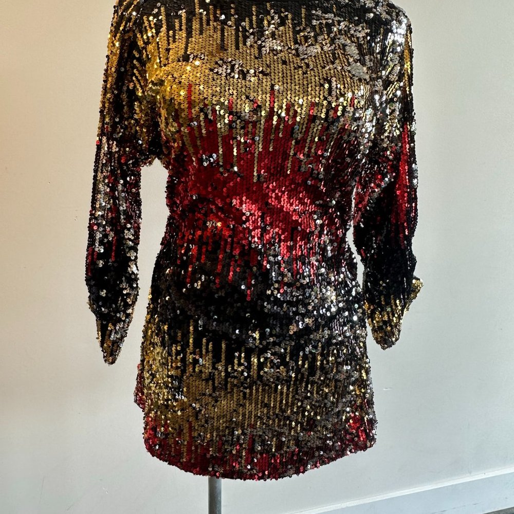 Boston Proper sequin top